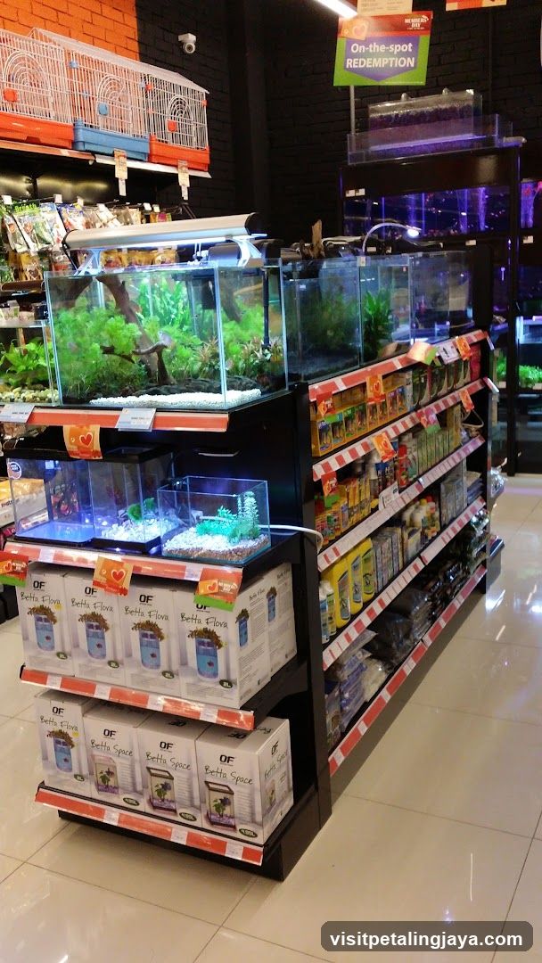 Pet Supplies Section in Store