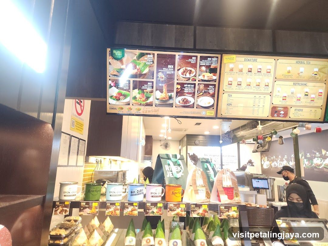 Food Stall Interior View