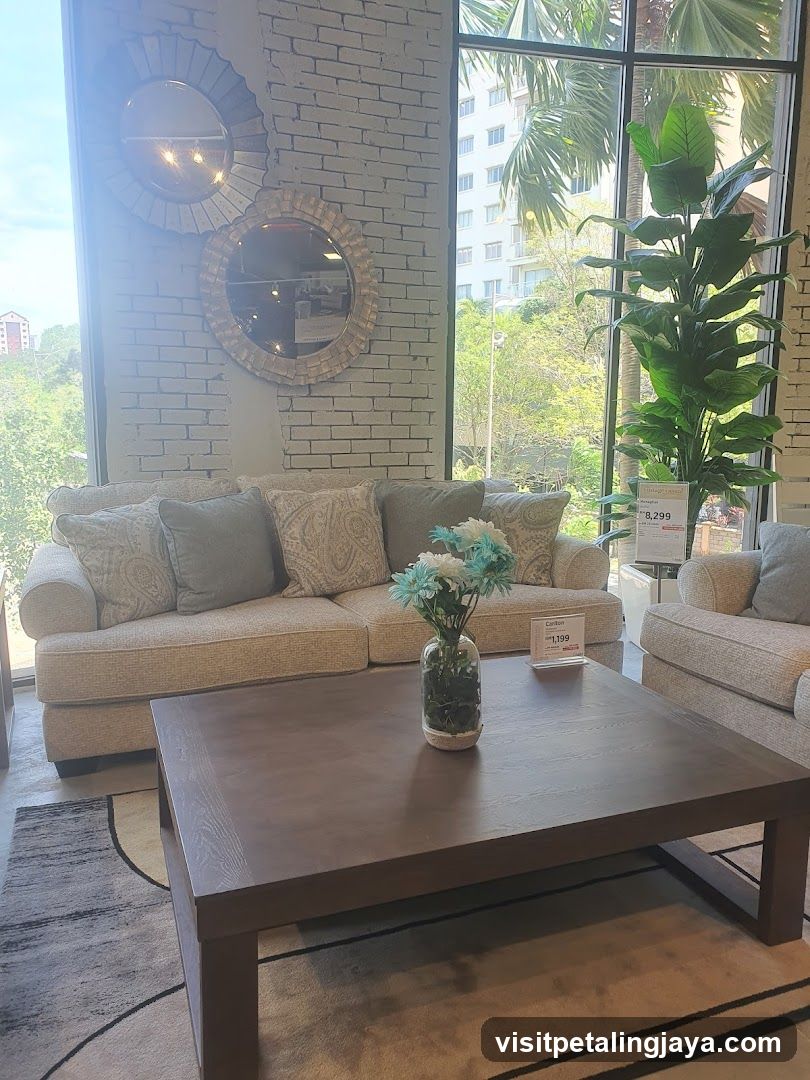 Living Room Furniture Display