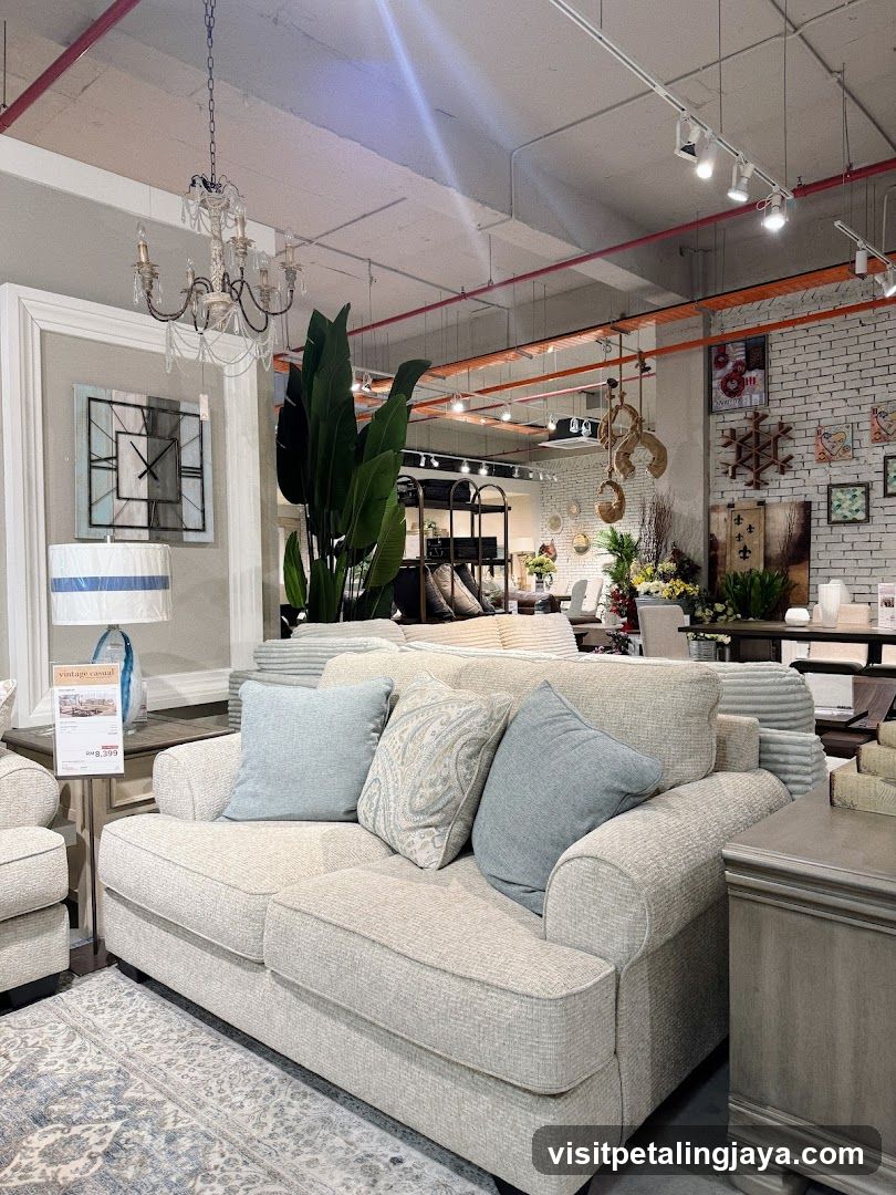 Furniture Store Interior Display