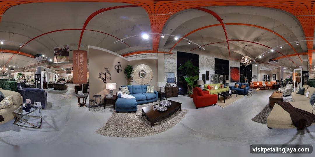 Furniture Store Interior Panorama