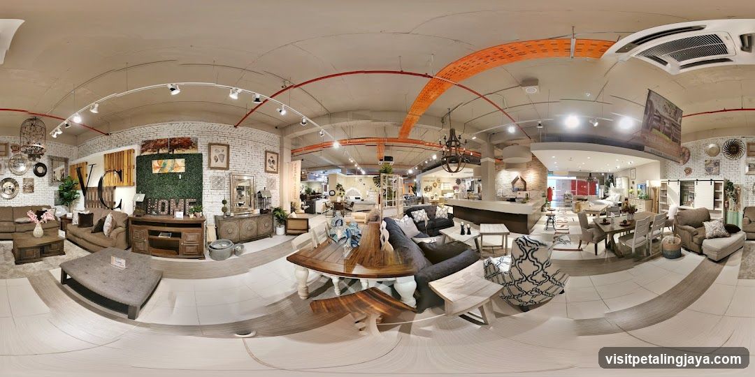 Furniture Store Interior Panorama