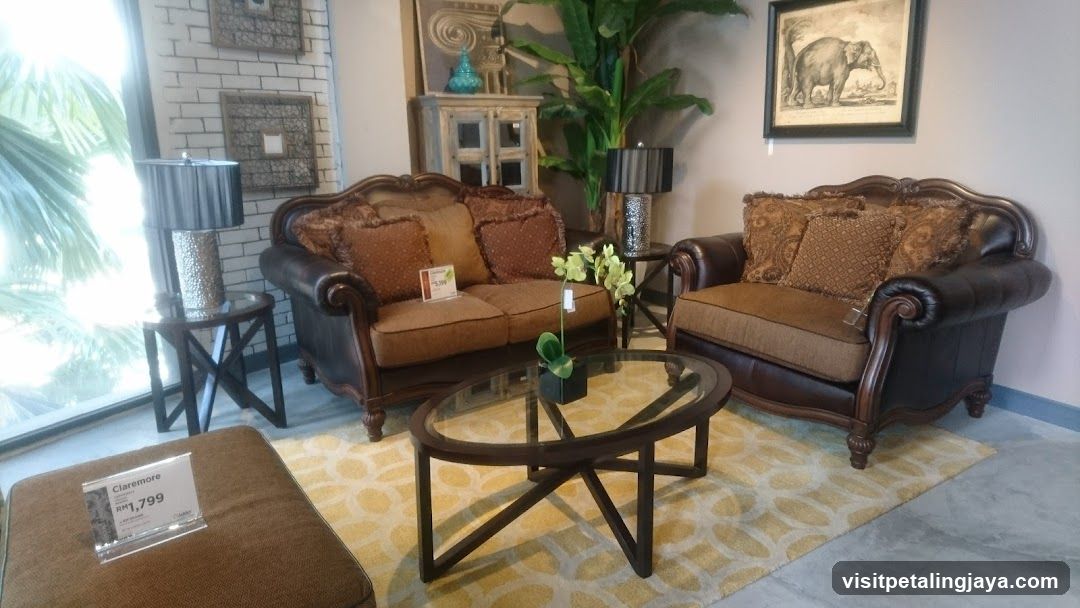 Living Room Furniture Display