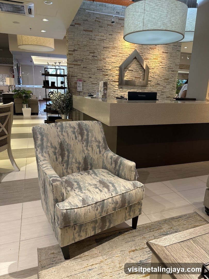 Interior Lounge Area with Reception Desk