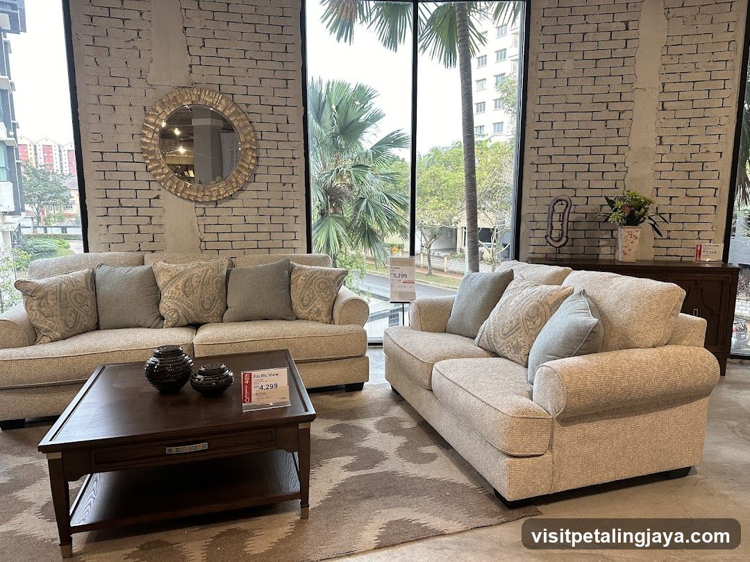 Living Room Furniture Display