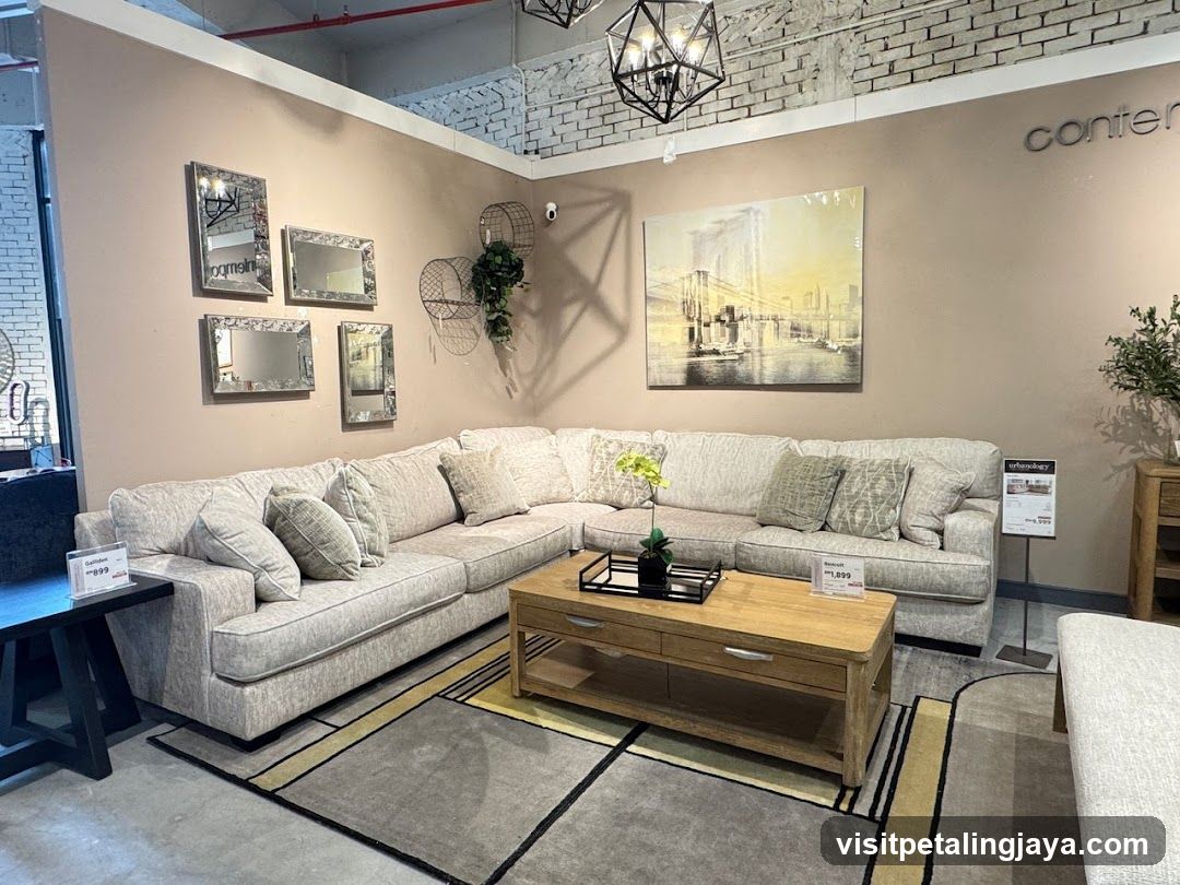 Living Room Furniture Display