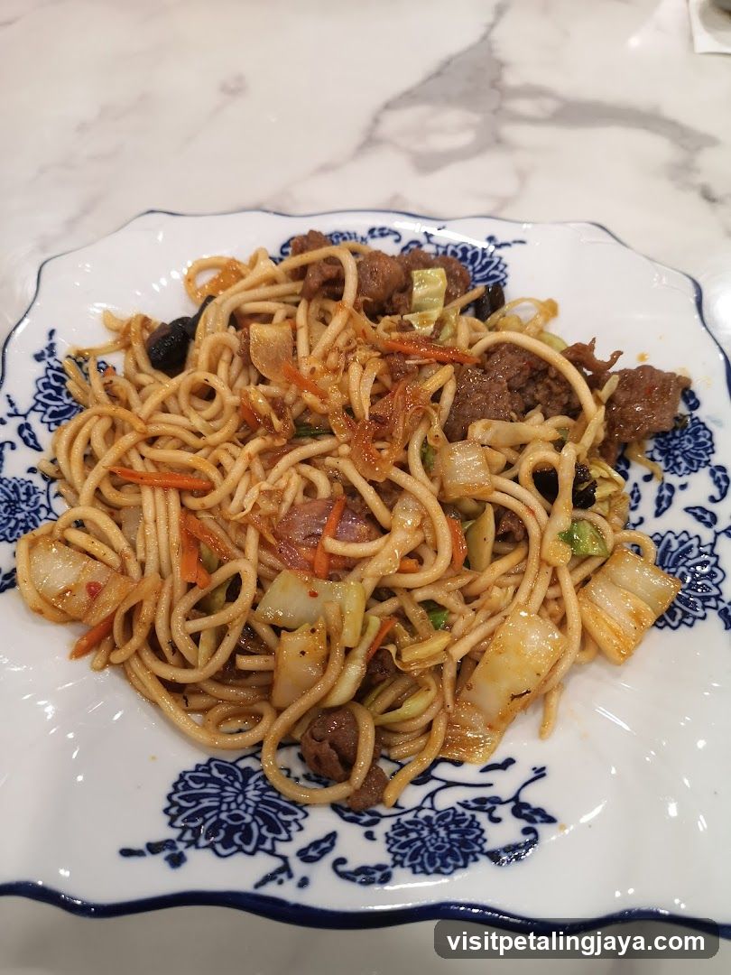 Stir-fried Noodles with Meat and Vegetables