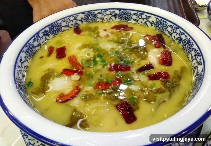 Spicy Fish Soup with Preserved Vegetables