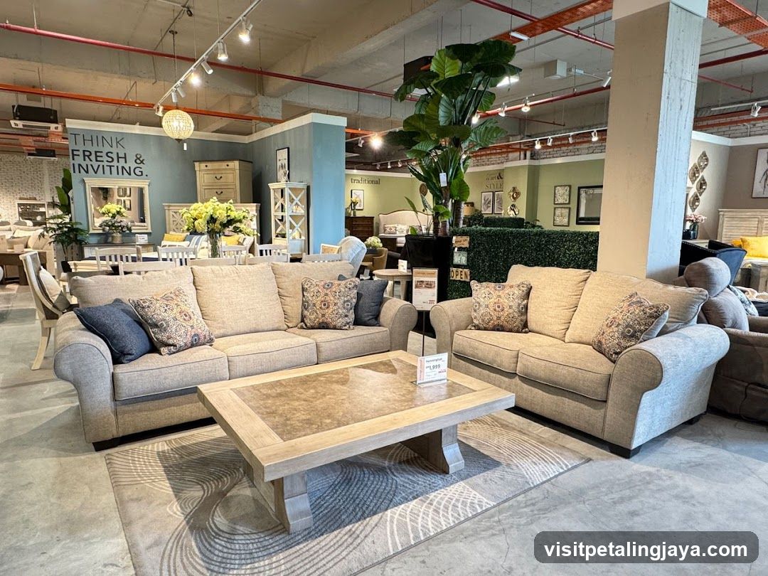 Furniture Store Interior Display