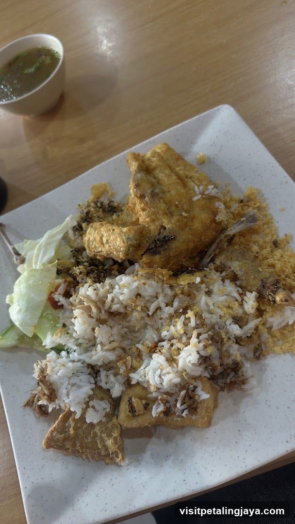 Fried Chicken Rice Plate