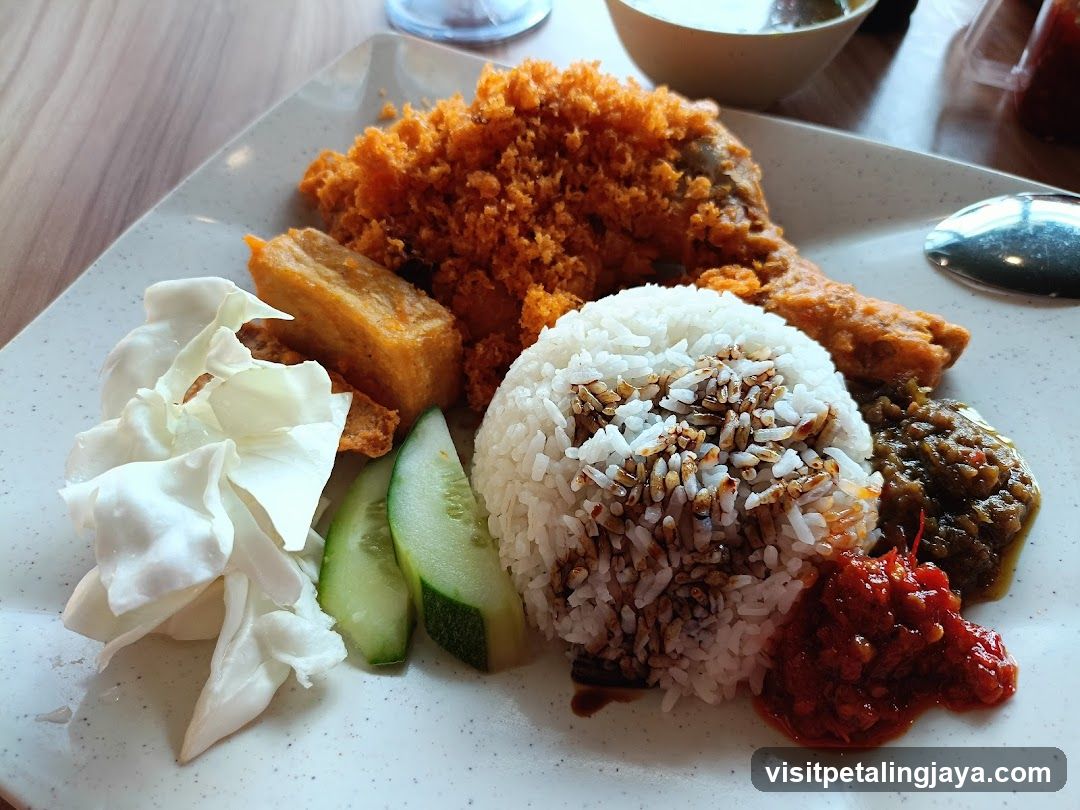 Fried Chicken Rice Plate