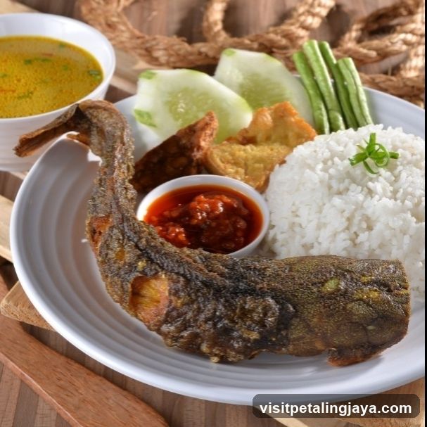 Fried Fish with Rice and Curry