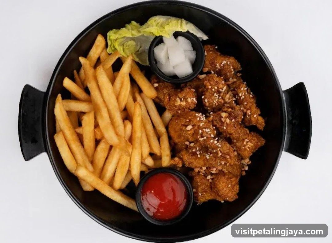 Fried Chicken and Fries Bowl