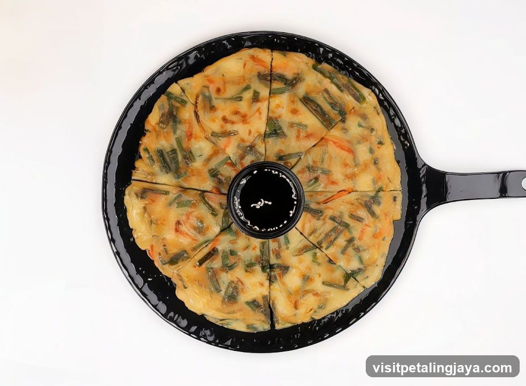 Vegetable Pancake in Skillet