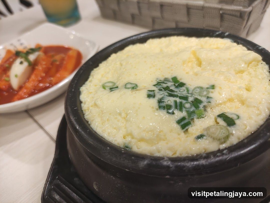 Korean side dishes with rice porridge