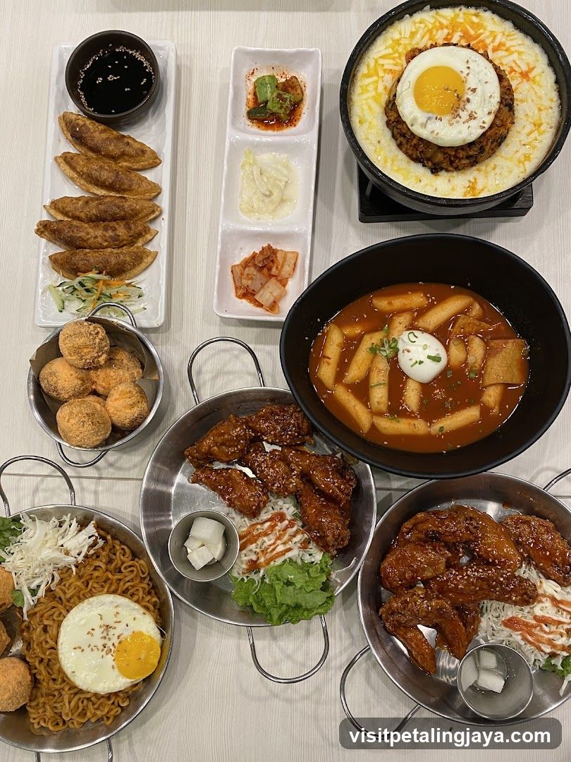 Korean Food Spread
