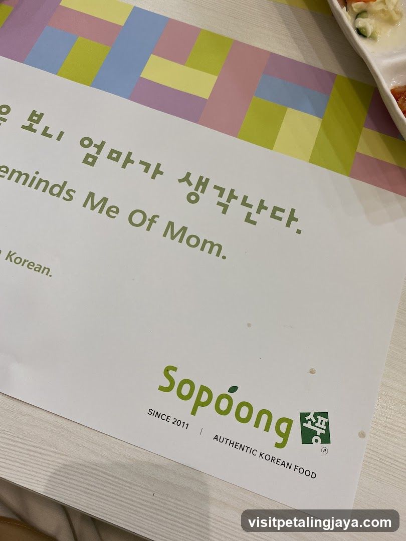Sopoong Table Card