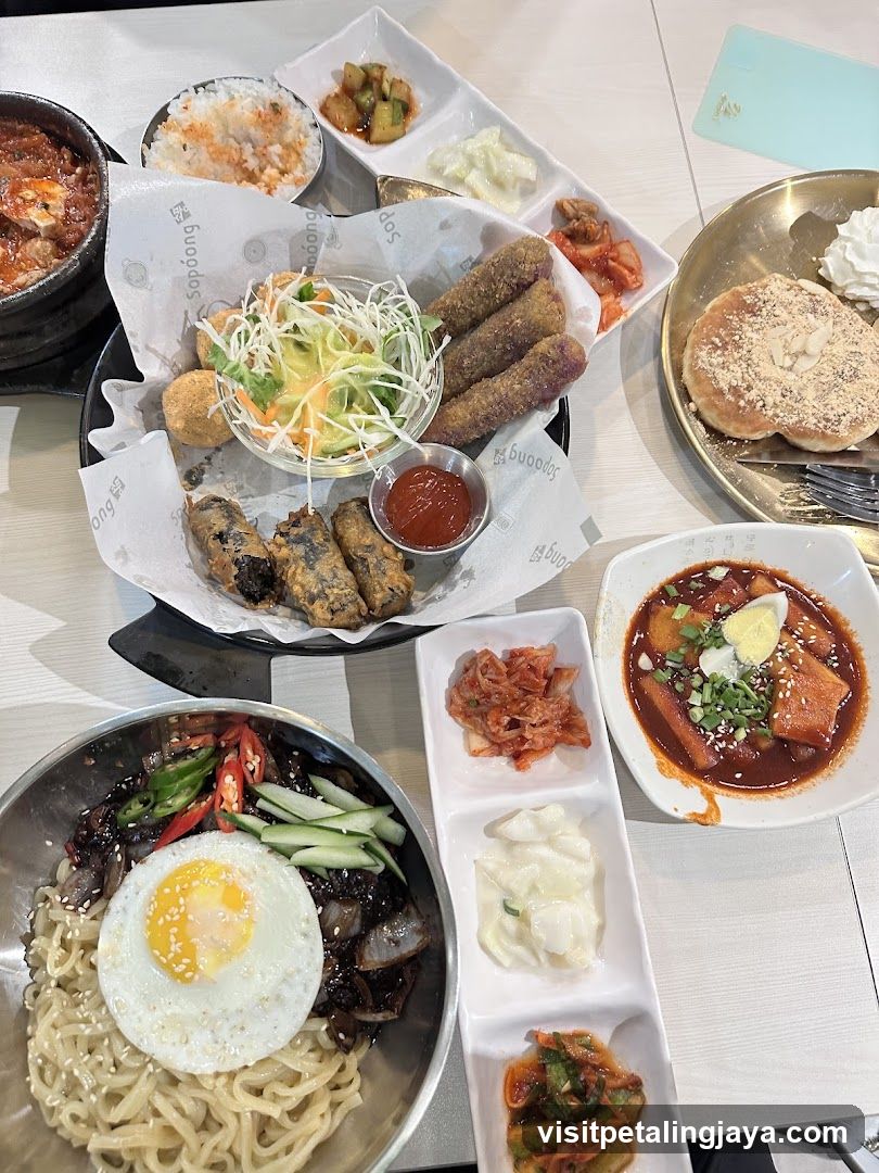 Korean Meal Spread
