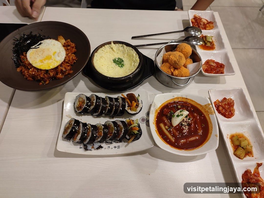 Korean Meal Spread