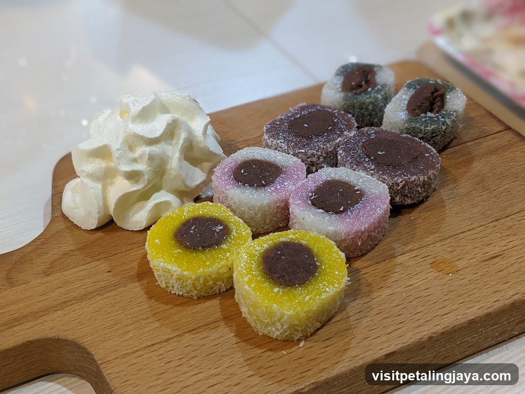 Assorted Dessert Roll Cakes with Whipped Cream