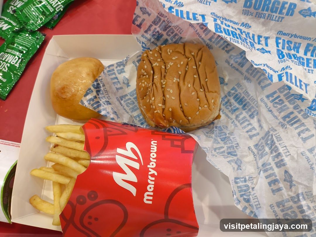 Marrybrown Fish Burger Meal