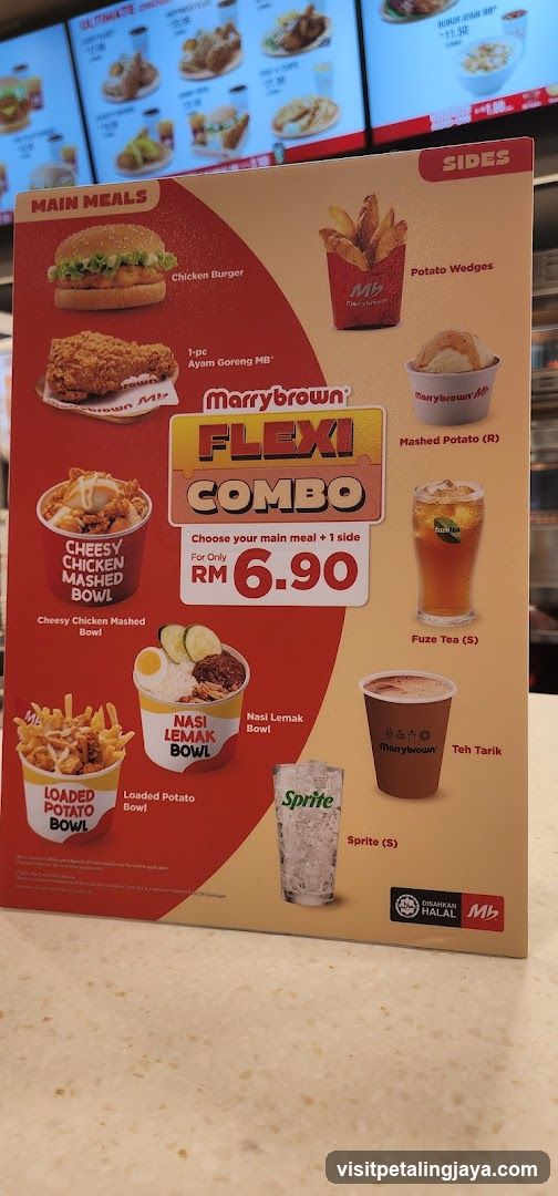 Marrybrown Flexi Combo Menu