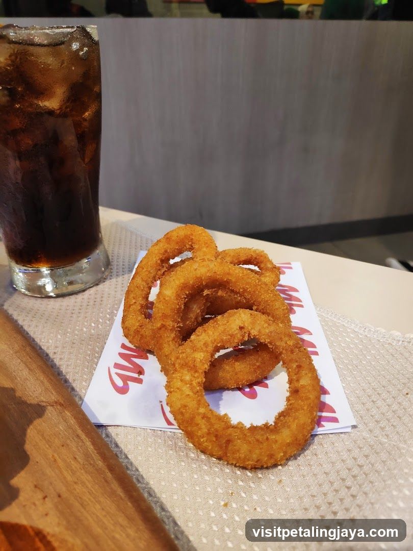 Onion Rings and Soda