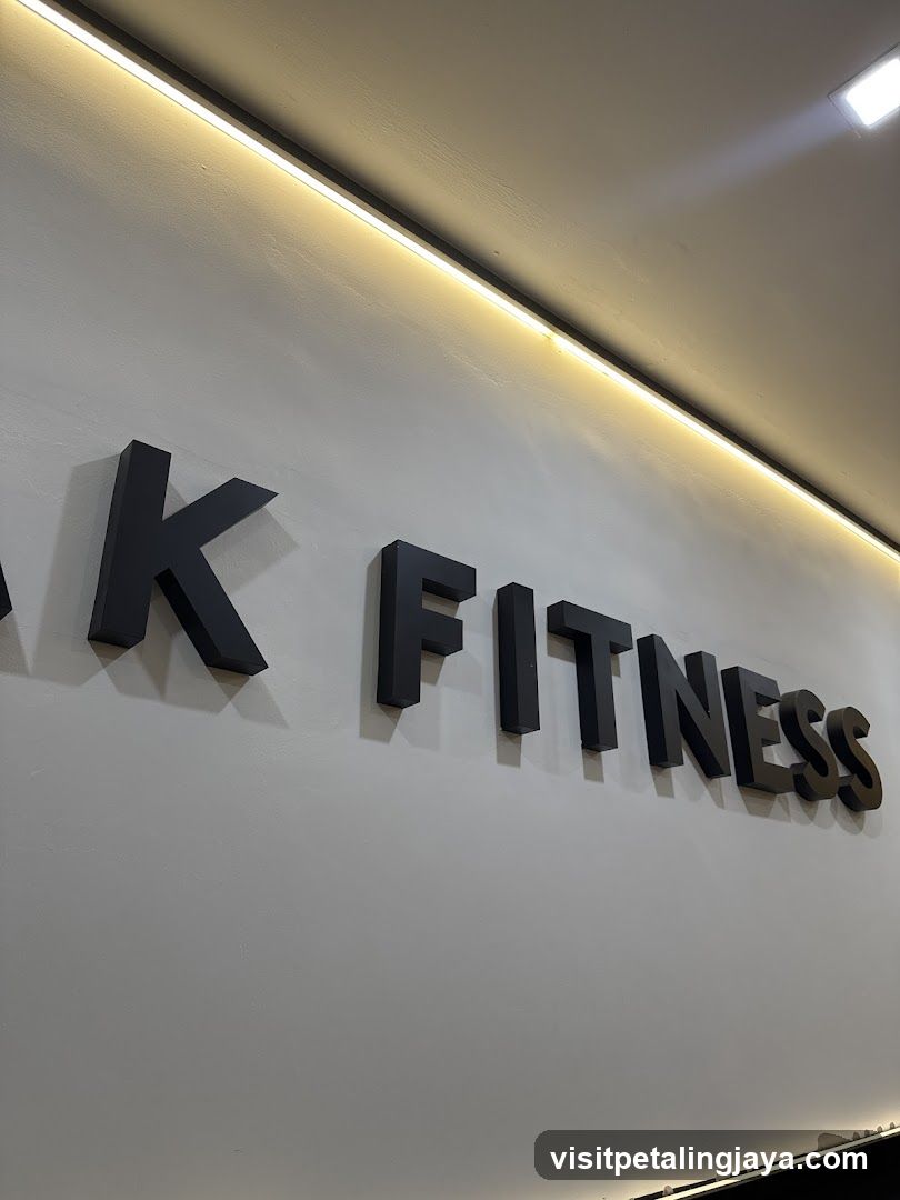 Fitness Center Interior Signage