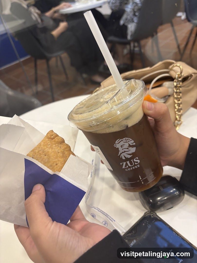 Zus Coffee Drink and Snack
