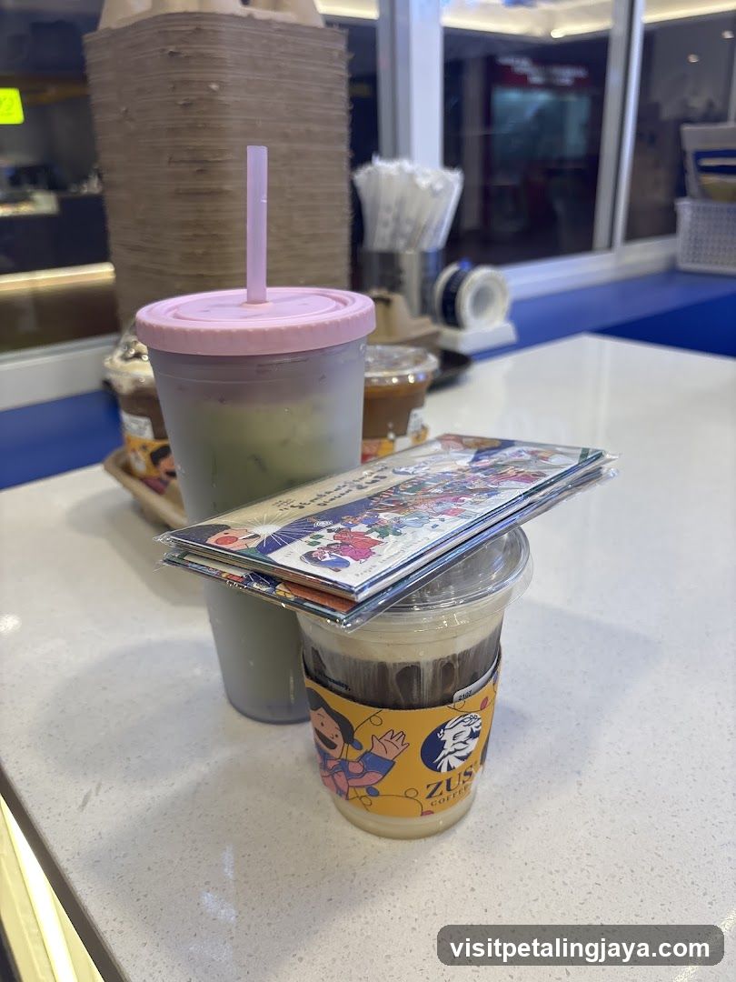Beverages and Merchandise Display