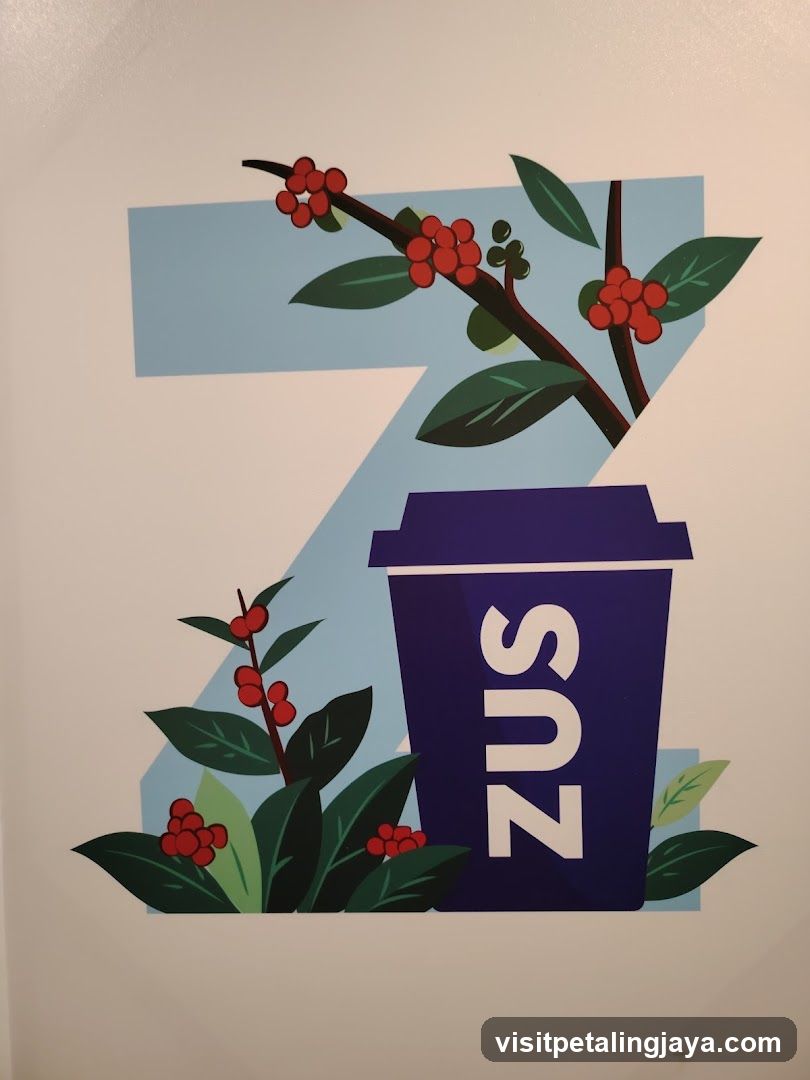 Zus Coffee Cup Illustration