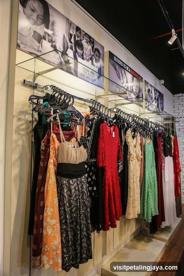 Clothing Store Interior Display