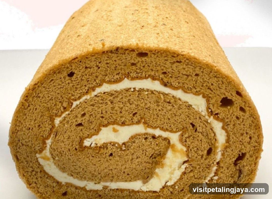Pumpkin Swirl Cake Roll