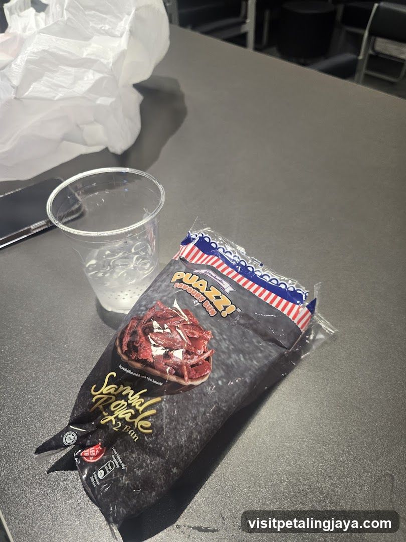 Snack and Drink on Table