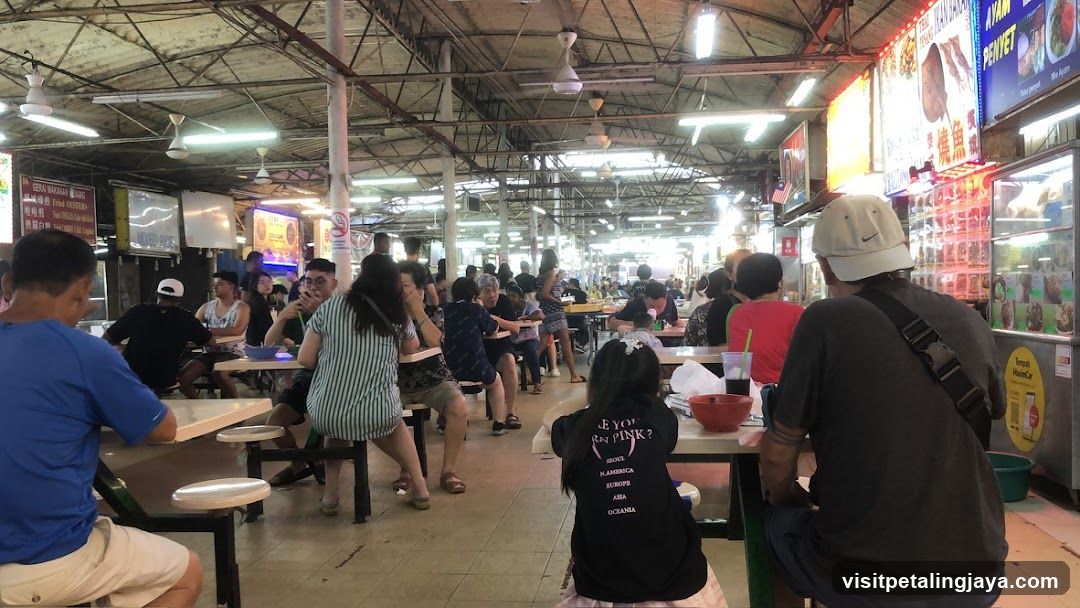 Food Court Interior Scene