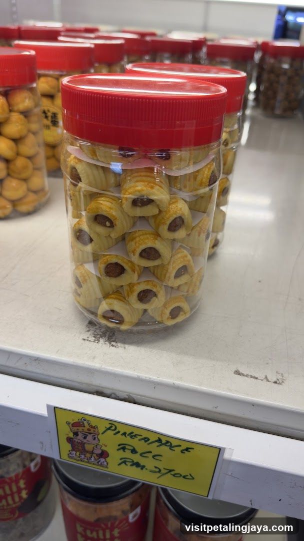 Pineapple Roll Jars on Shelf