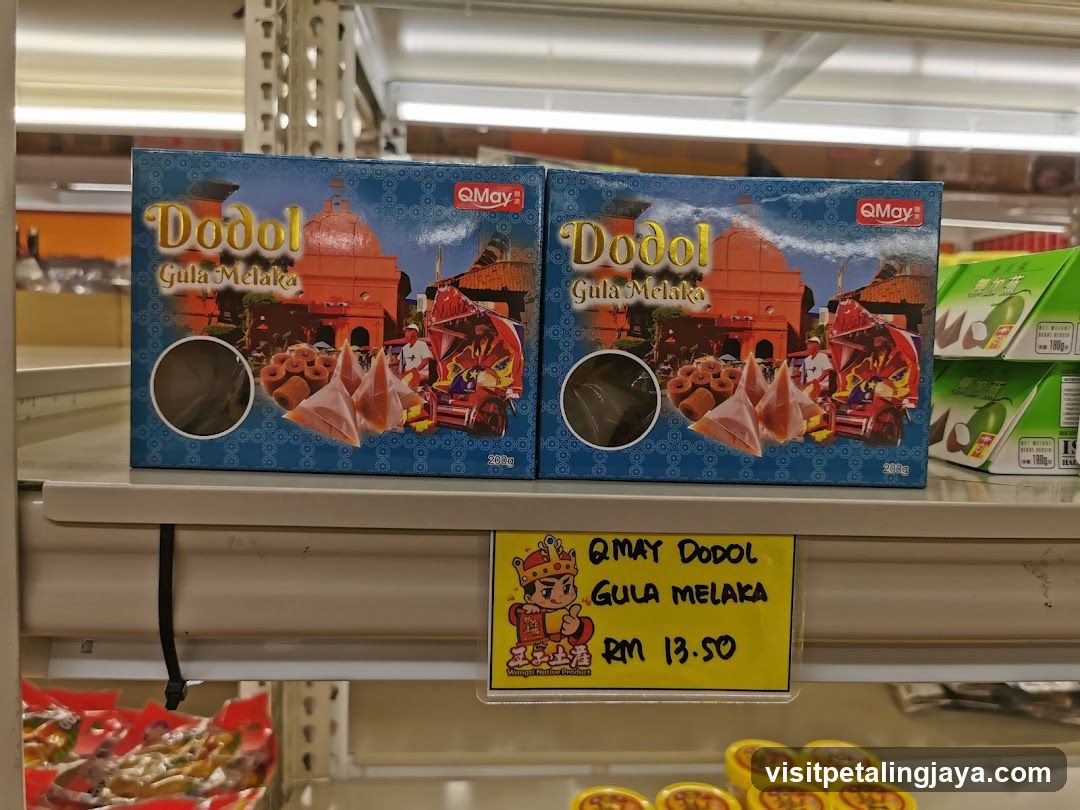 QMay Dodol Gula Melaka Display