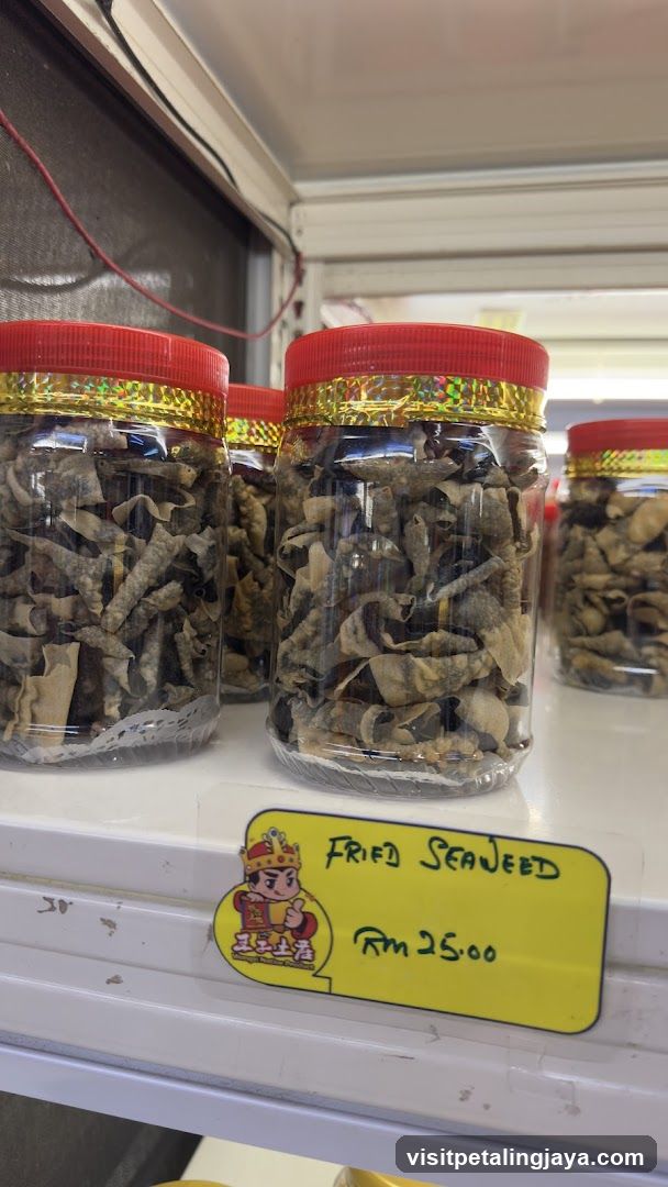 Fried Seaweed Jars on Shelf