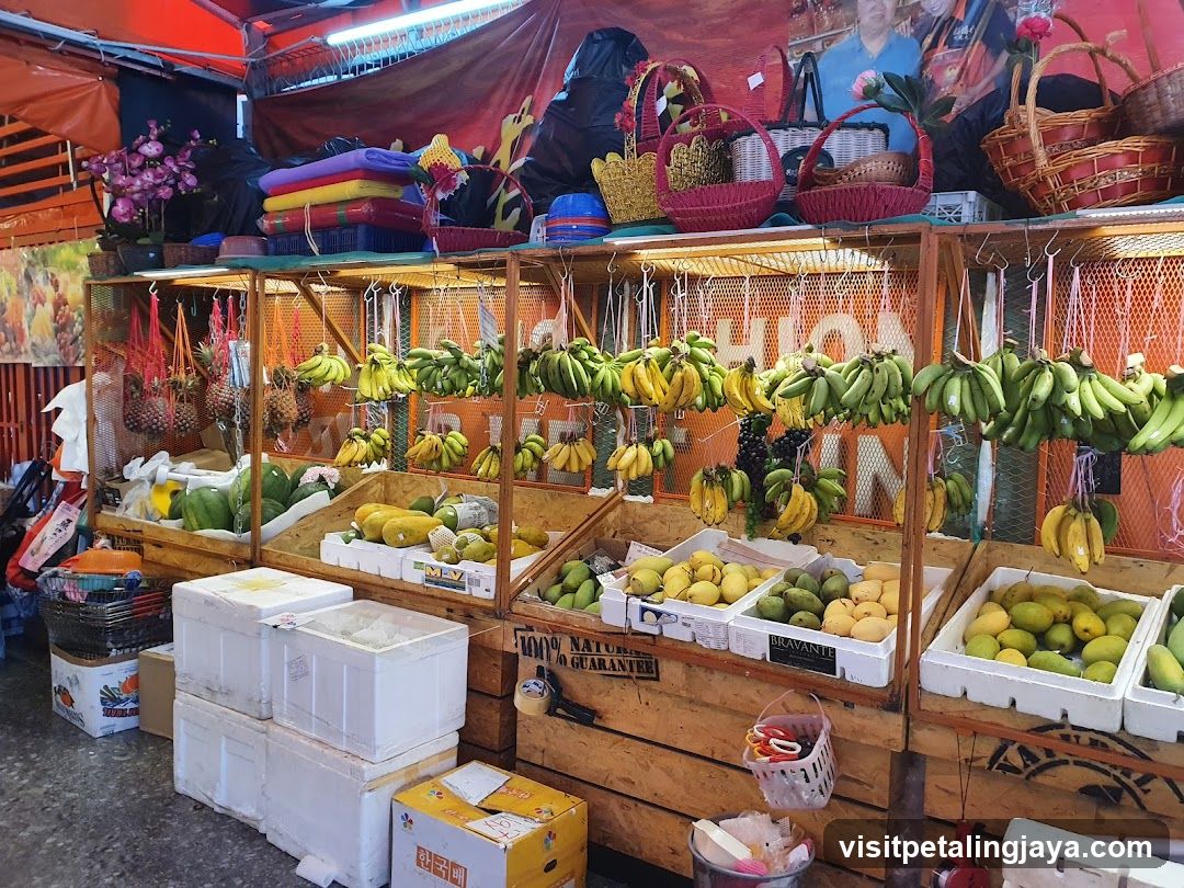 Fruit Market Stall Interior
