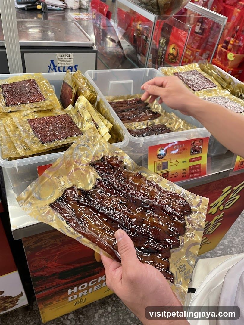 Dried Meat Display