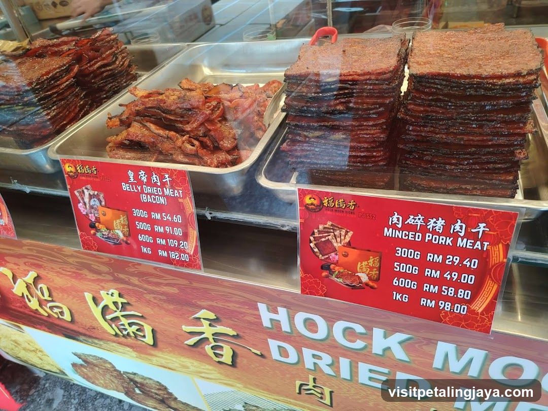 Dried Meat Display