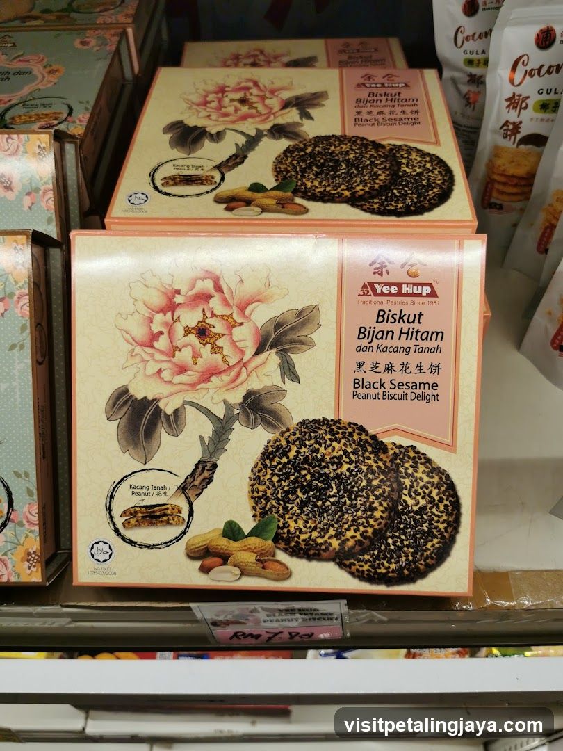 Vee Huip Black Sesame Peanut Biscuit Delight
