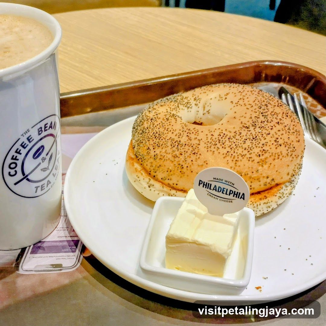 Coffee and Bagel Meal