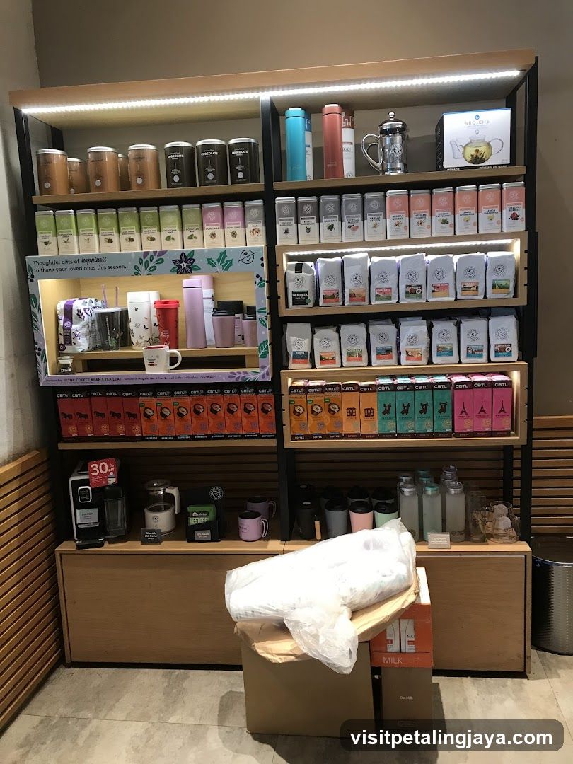 Tea and Coffee Merchandise Display