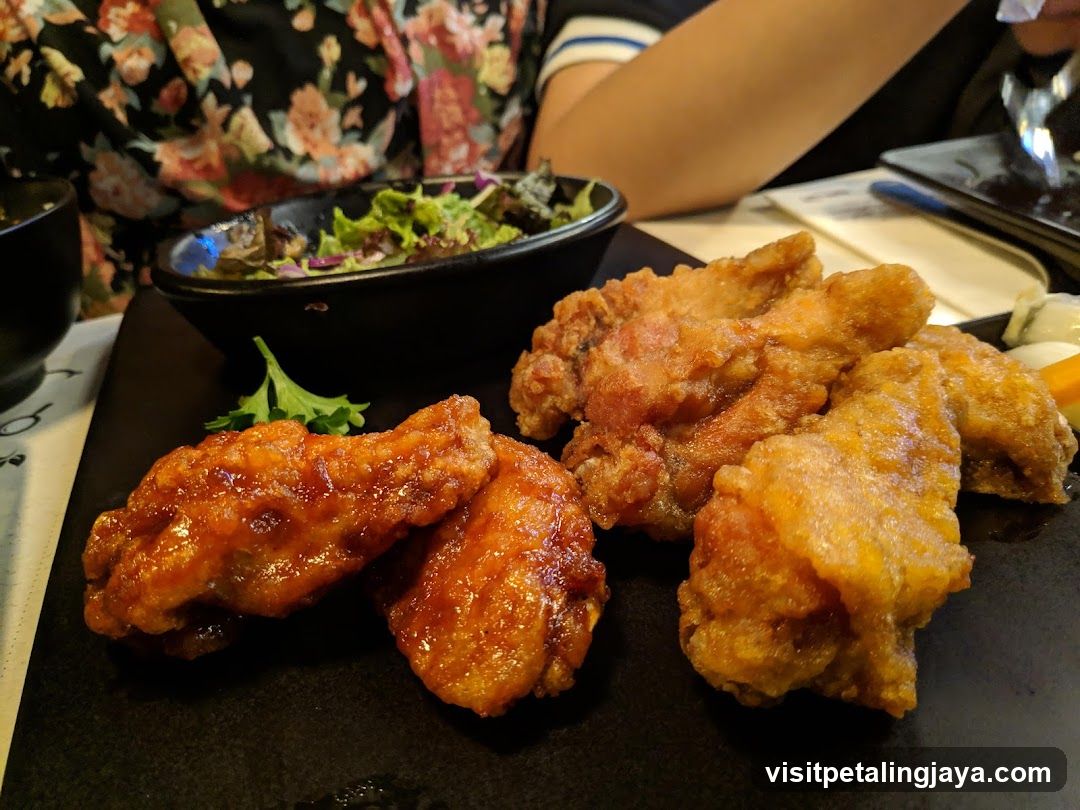 Fried Chicken and Salad Plate