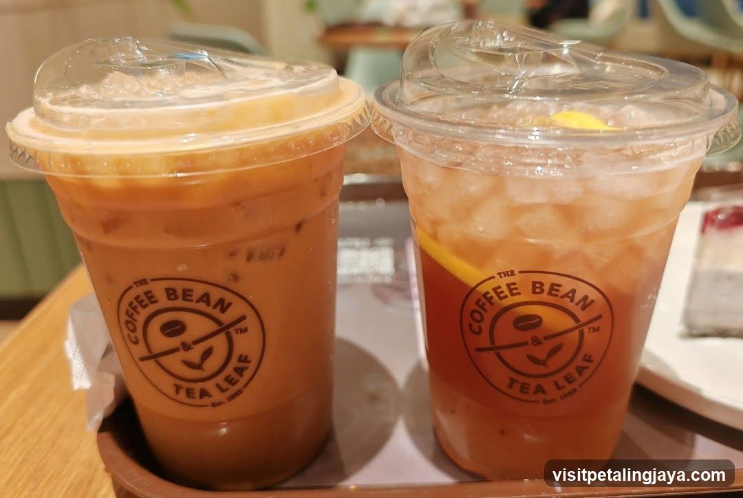 Iced Coffee and Tea Drinks at The Coffee Bean & Tea Leaf