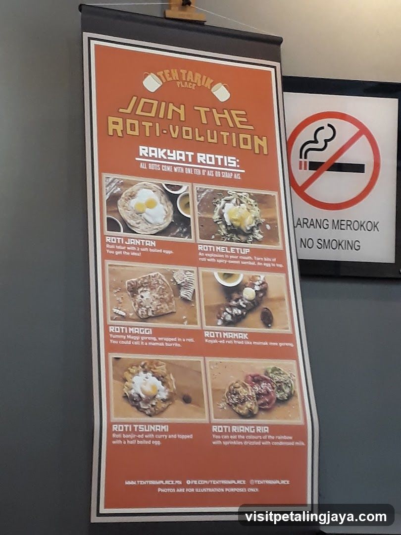 Roti-Volution Menu Poster