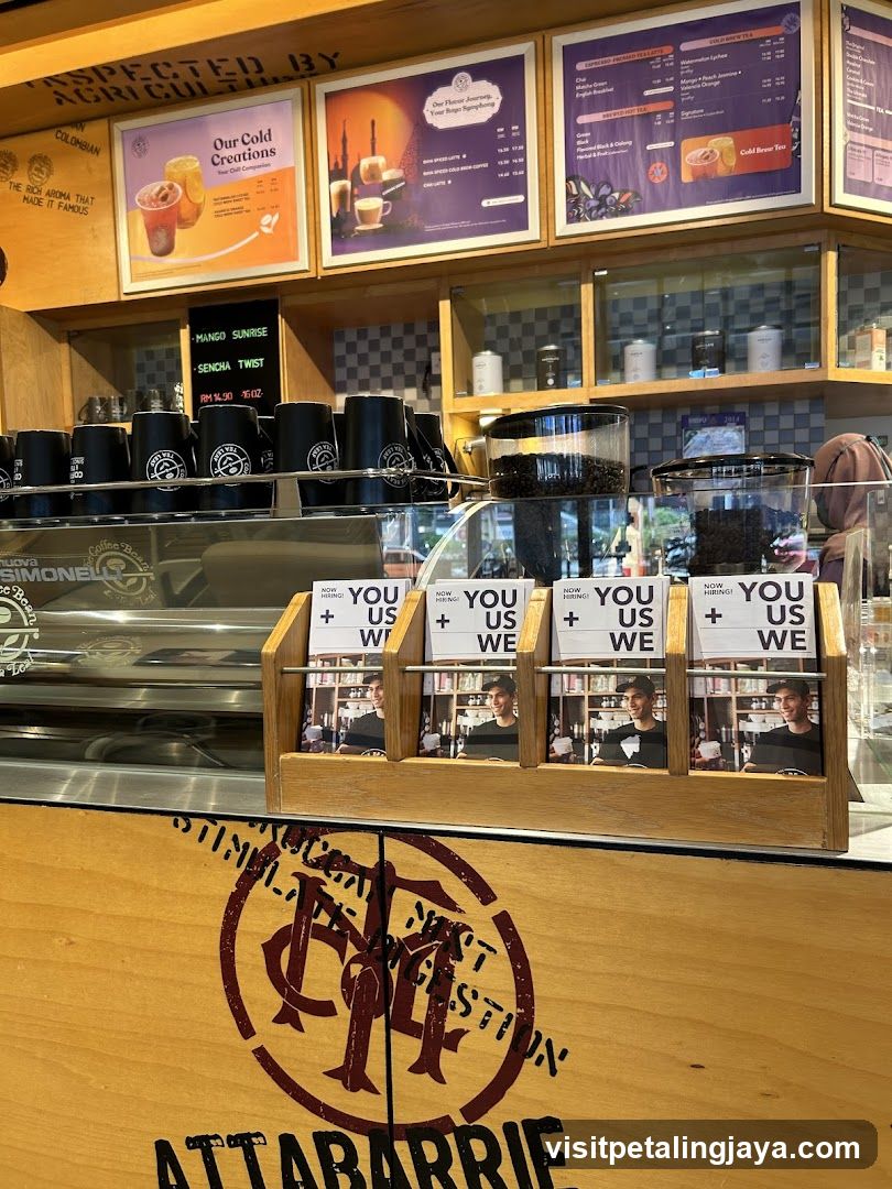 Coffee Shop Interior Display