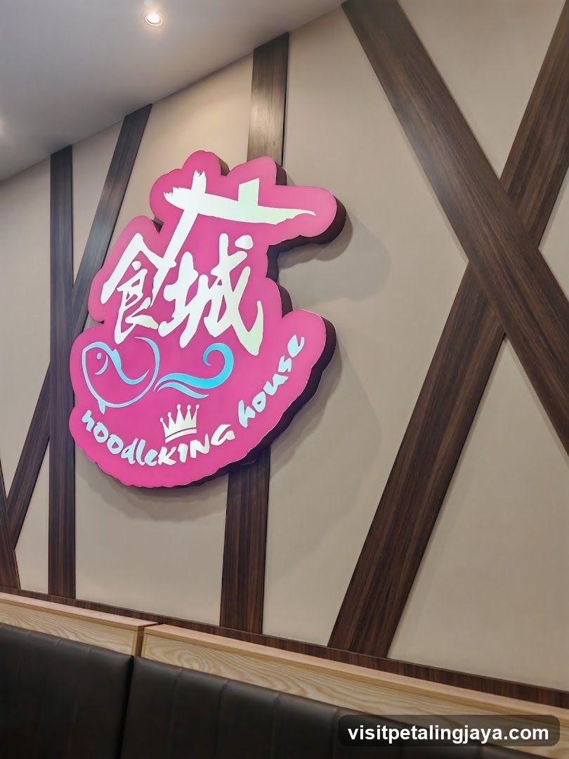 Noodle King House Signage