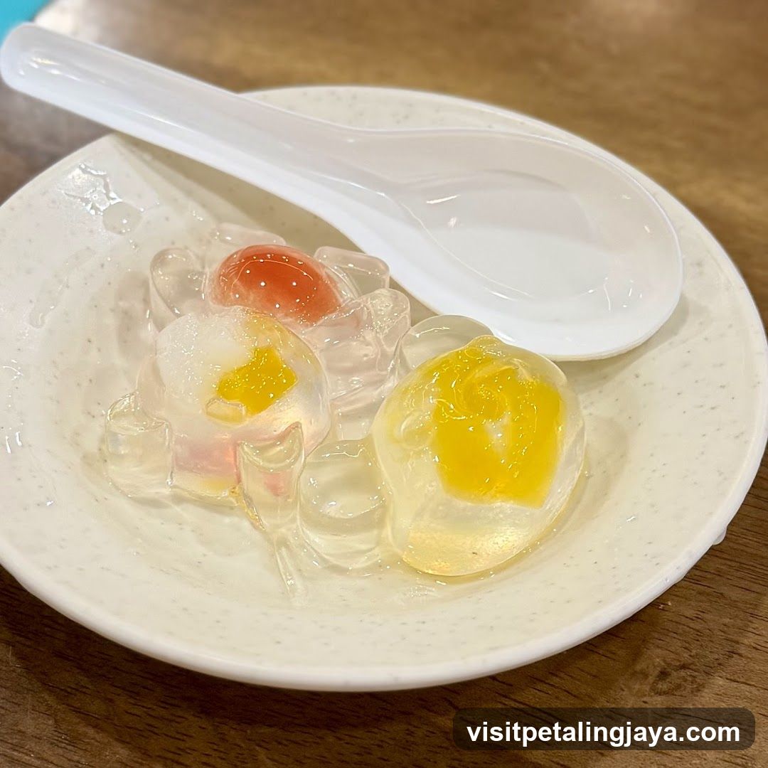 Jelly Dessert with Fruit Jellies